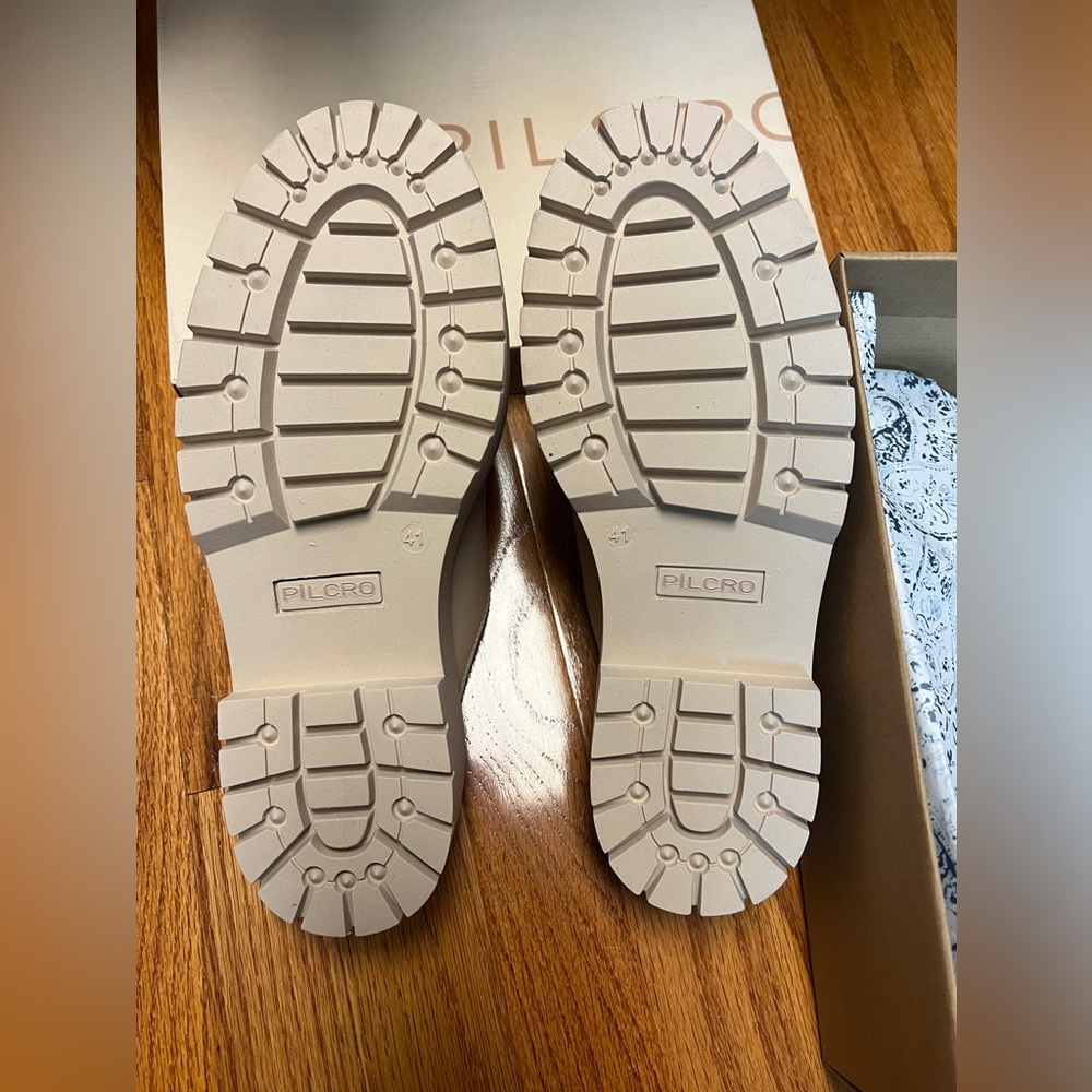 Anthropologie Cream Platform Mule Clogs - Picture 8 of 8